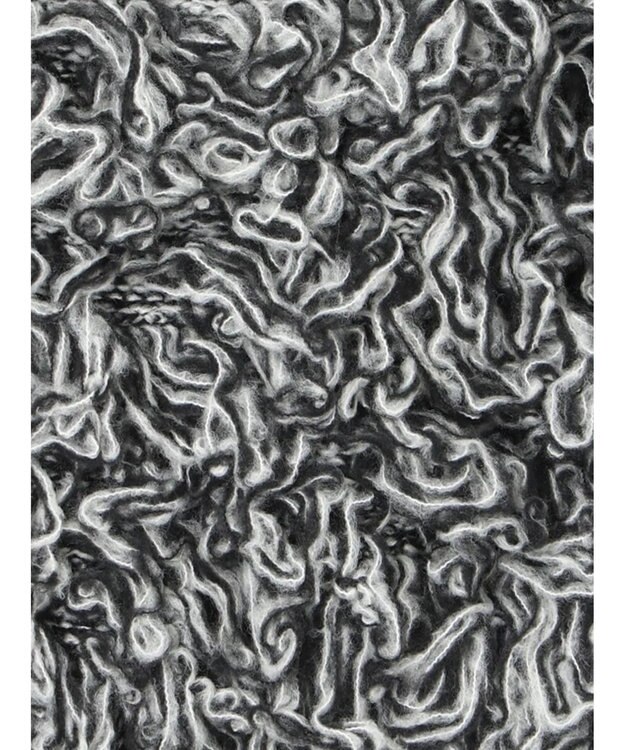 Te chichi ループ編みコンパクトジップベスト グレー