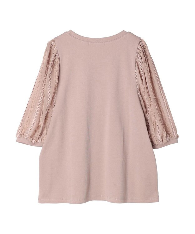 Green Parks ・ＳＵＧＡＲ　ＳＰＯＯＮイソザイスリーブプルオーバー Pink Beige