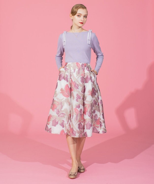 TOCCA 【洗える！】MOONLIGHT スカート ピンク系