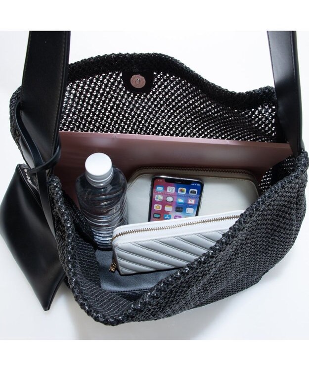 UNBILLION カシュカシュ cachecache / アンダリア風ホーボーバッグ ブラック