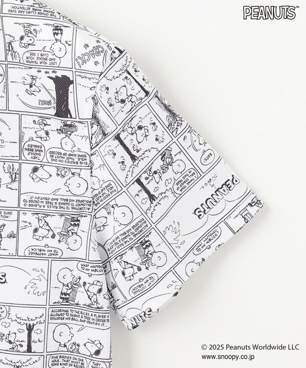 23区GOLF 【WOMEN】『PEANUTS』コラボ　アメコミ柄ポロシャツ ホワイト系5