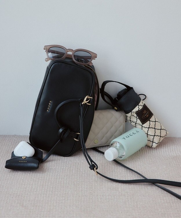 TOCCA CLAVIER LEATHER BOSTON BAG ボストンバッグ【古畑星夏さん着用】 ブラック系