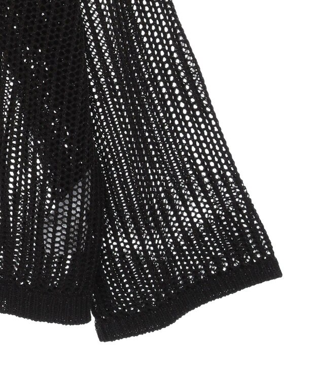 earth music&ecology ＳＥＴ２点メッシュプルオーバー＋タンクトップ Black