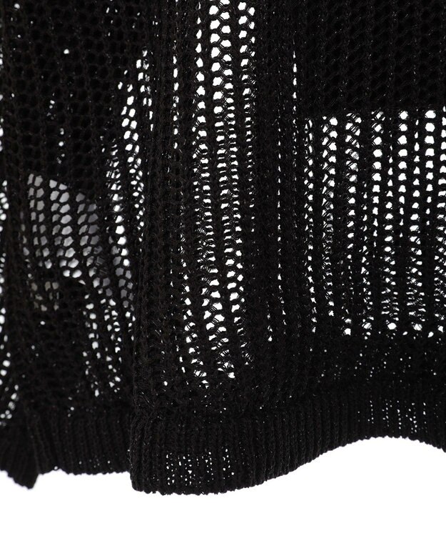 earth music&ecology ＳＥＴ２点メッシュプルオーバー＋タンクトップ Black