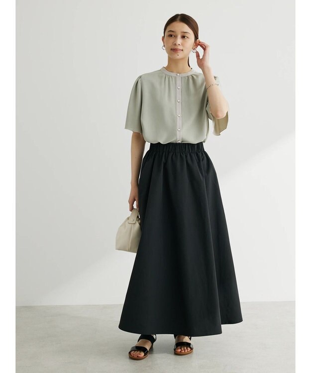 Green Parks ・ＥＬＥＮＣＡＲＥ　ＤＵＥ　バイカラーブラウス Off White