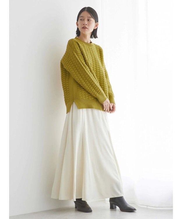 AMERICAN HOLIC エコカルットポコポコプルオーバー Mustard