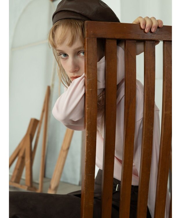 Te chichi スムースアシメロングスリーブプルオーバー《2025Autumn catalog vol.2 item》 ピンク