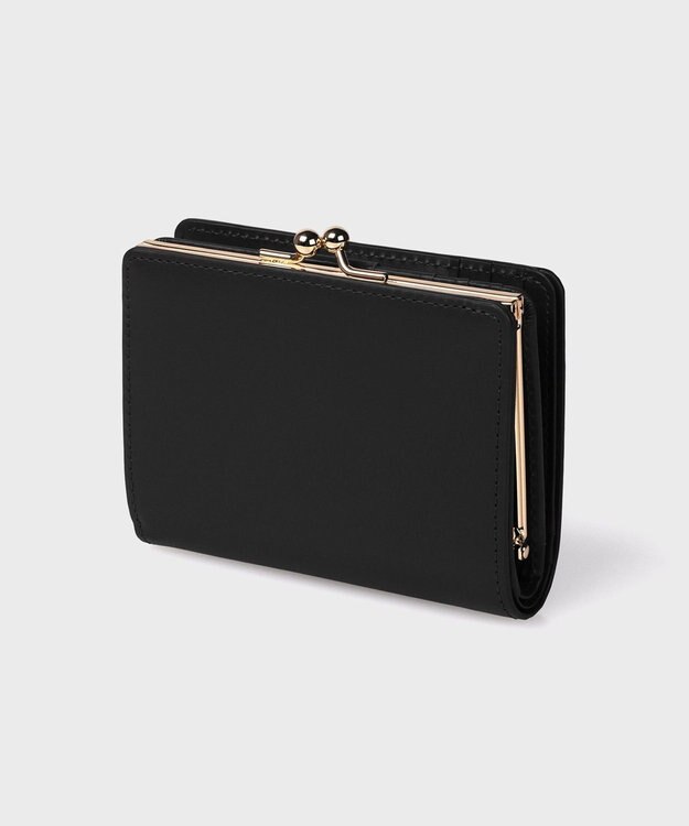 Paul Smith マーケトリースワールラビット がま口2つ折り財布 ブラック