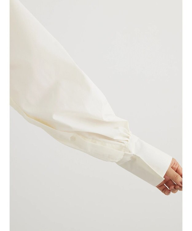 Green Parks タックブラウス Off White