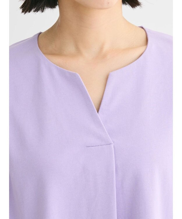 Green Parks 冷っとすずやか　フレンチスリーブスキッパー Purple