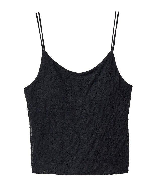 Green Parks ■ＥＳＣＡＲ　レースキャミソール（カップ付） Black