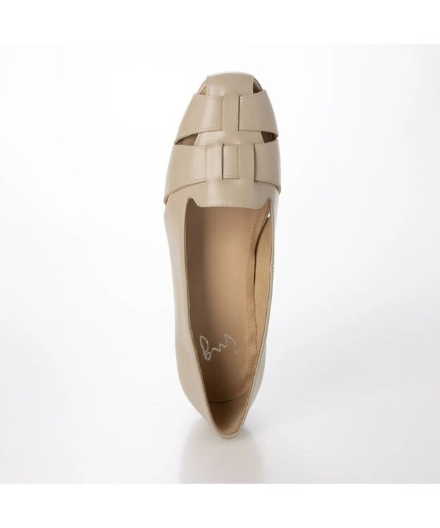 ing <ing>グルカデザインパンプス ライトベージュ