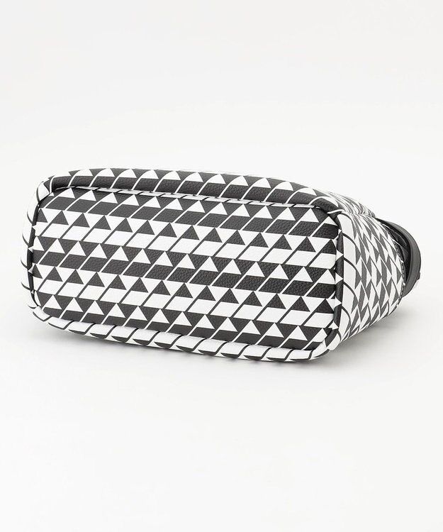 23区GOLF 【UNISEX】フラッグ総柄カートバッグ ブラック系5