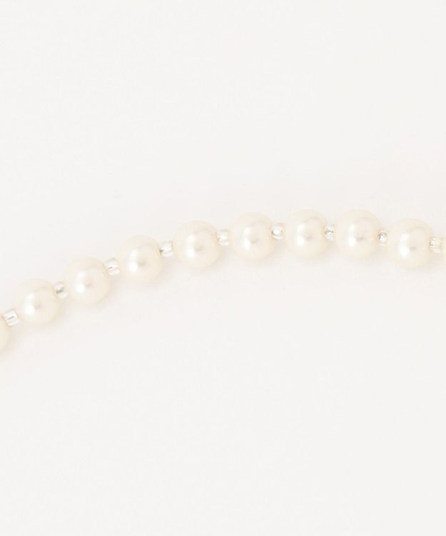 J.PRESS LADIES 【WEB限定・2way】パール スマホ ストラップ ホワイト系