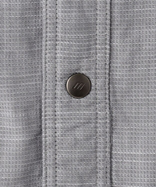 JOSEPH ABBOUD 【人気！1枚で2通りの着こなし】定番 リバーシブルシャツ ライトグレー系