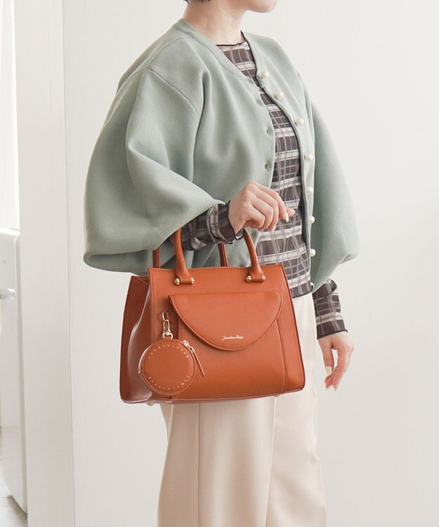 ACE BAGS & LUGGAGE Jewelna Rose ヴィクシー ハンドバッグ 16232 ジュエルナローズ オレンジブラウン