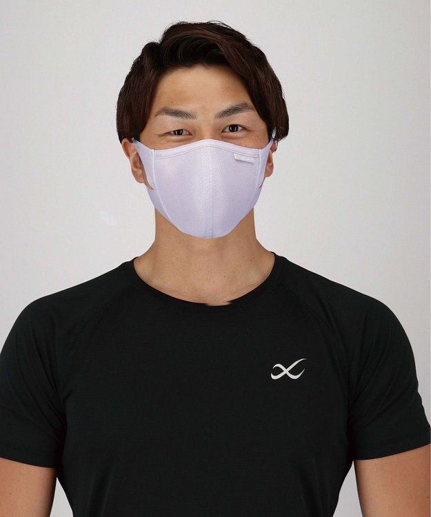 CW-X 【UNISEX】スポーツマスク　息がしやすい３D設計　フィットしやすいノーズワイヤー　メッシュ　/ワコール　HYR701 グレー