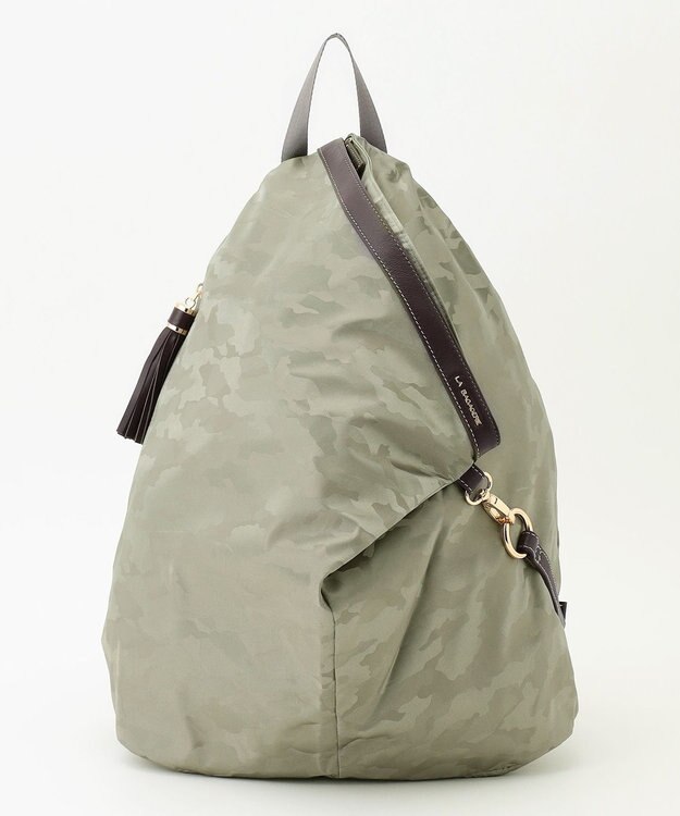 LA BAGAGERIE カモフラジャカード はっ水スマートリュック グレージュ