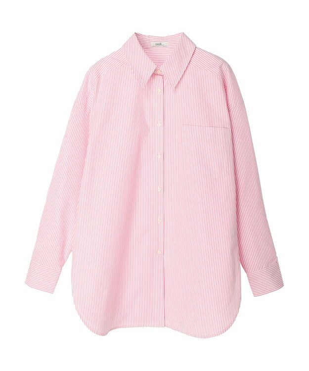 earth music&ecology ボーイズライクシャツ Off White