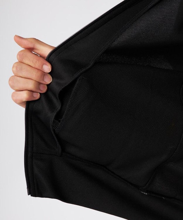 FILA GOLF／marie claire 【FILA GOLF】スタンドジップブルゾン ブラック