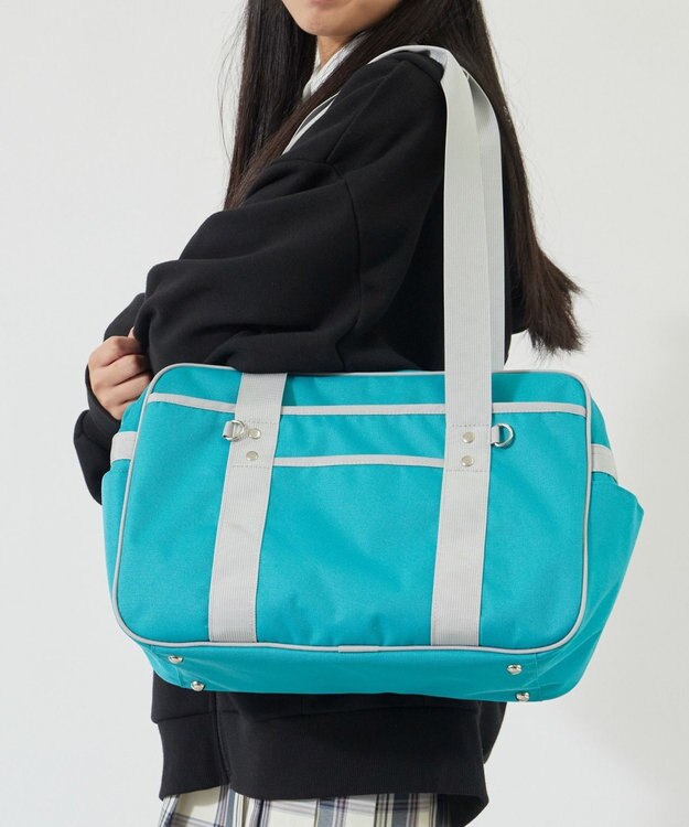 WEGO 【SCHOOLITEM】カラフルスクールバッグ グリーン