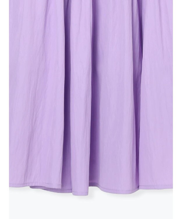 Te chichi マットタフタバイヤスティアードスカート ラベンダー