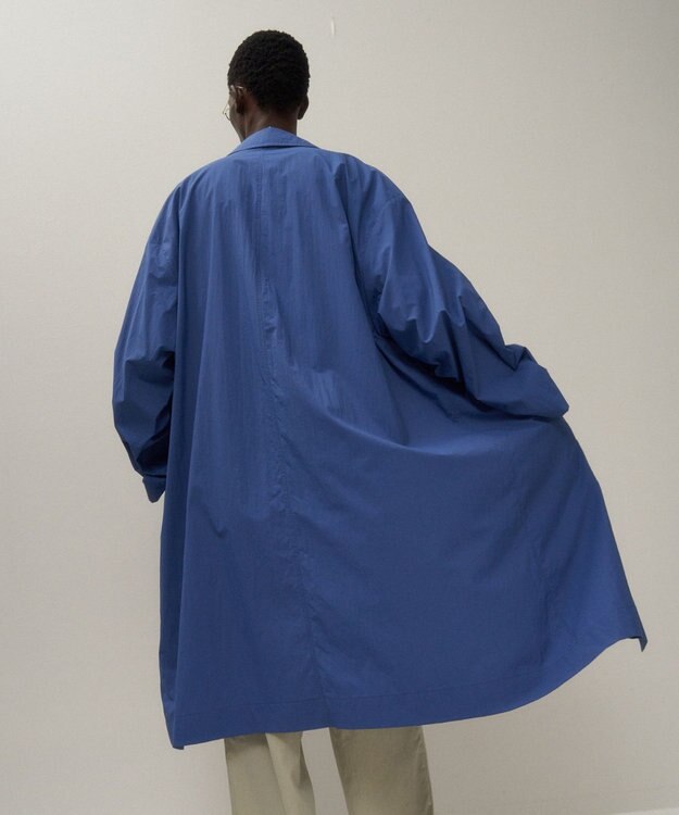ATON TRAVEL NYLON | パッカブルコート - UNISEX BLUE