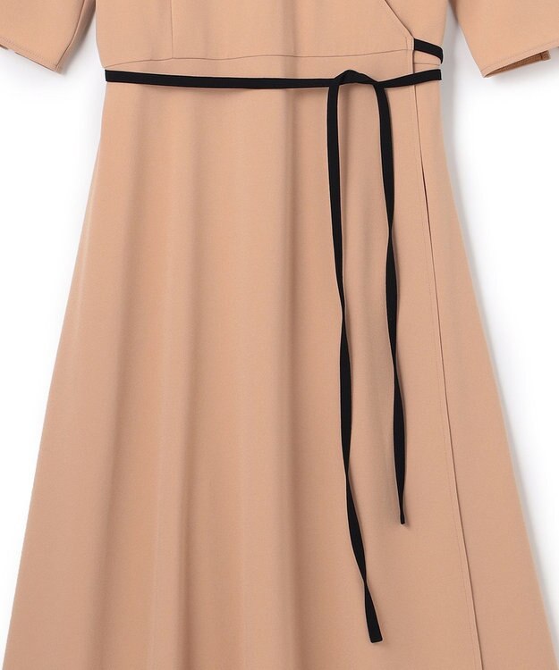 BEIGE， CINDY / カシュクールワンピース D.Nude×Black