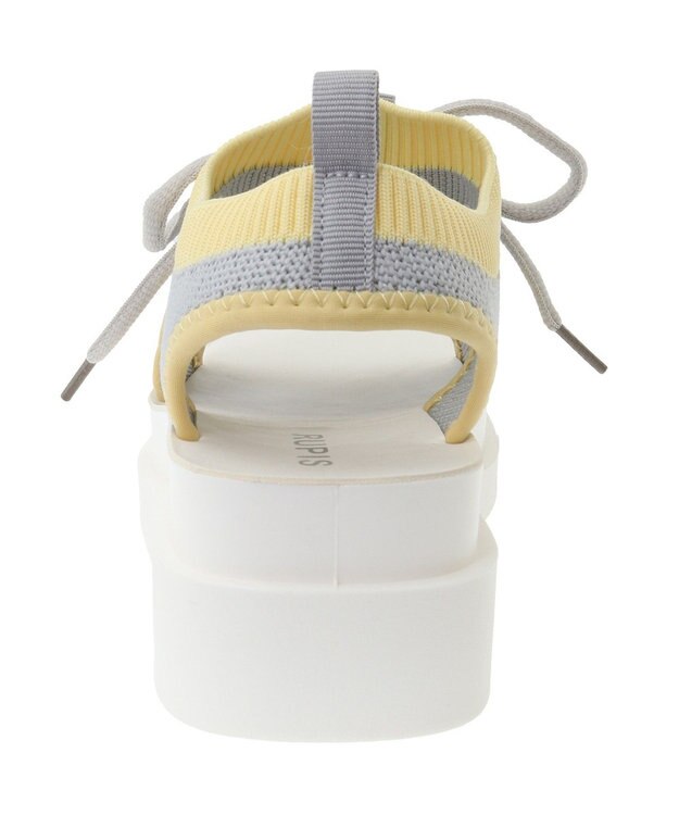 Green Parks ＲＵＰＩＳ．インジェクションニットレースアップサンダル Gray