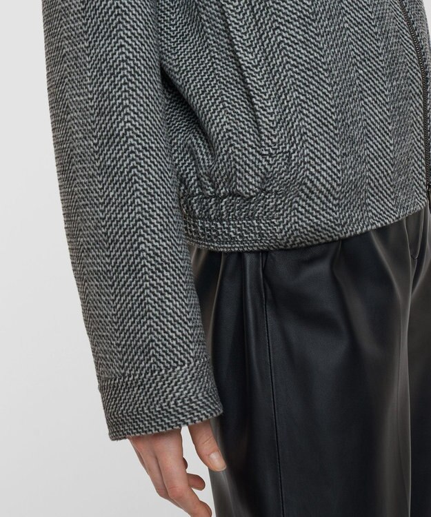 JOSEPH リニアダブルフェイスウールジャケット Ivory/Smoke