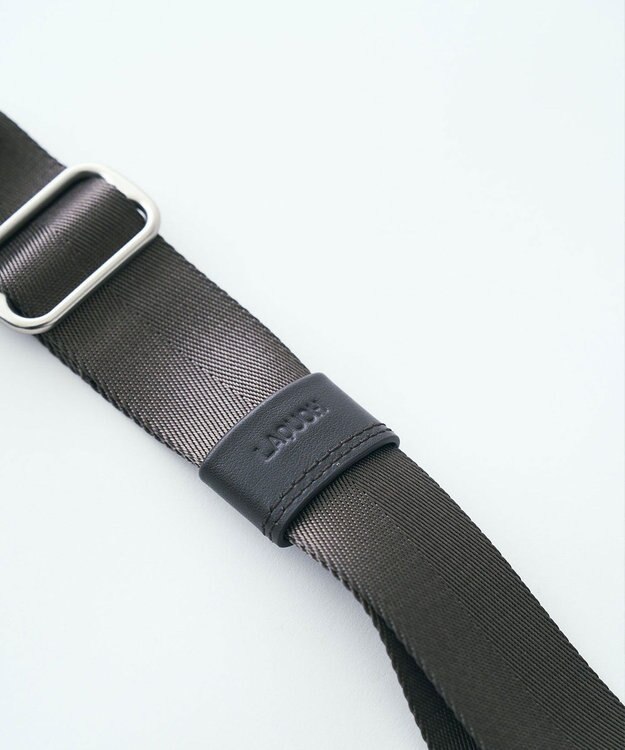 MIYABIYA LAQUOH【撥水加工】篭目柄エンボスボンディング スリム２WAYトート チョコ