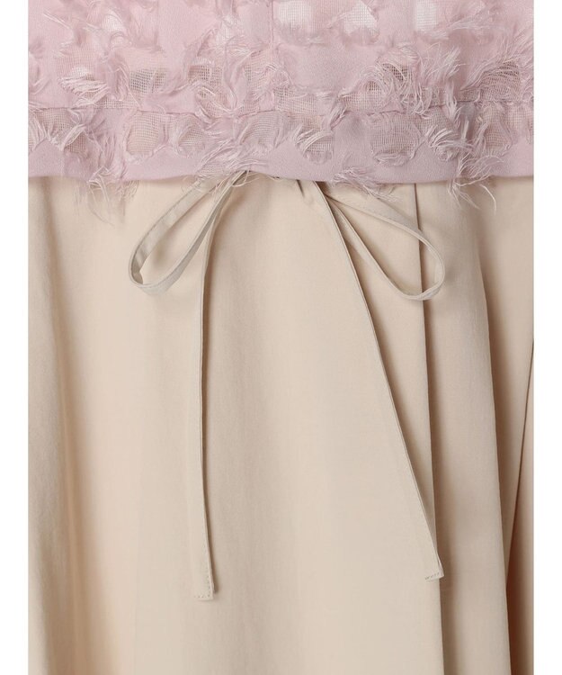 earth music&ecology ジャガード切替ワンピース Pink