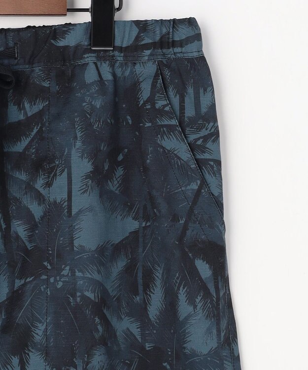 JOSEPH ABBOUD MOUNTAIN 【速乾/軽量/ストレッチ】ライトスラブボタニカルプリント  イージーショーツ ネイビー系5