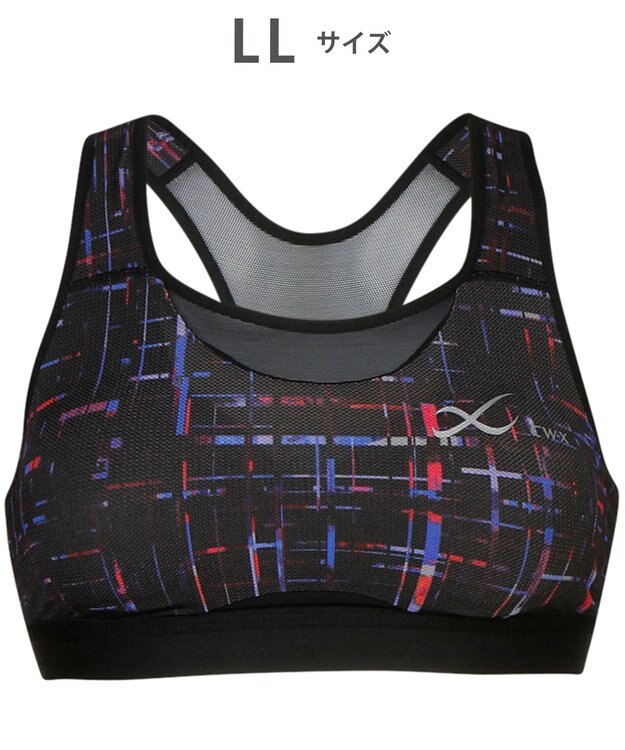 CW-X 【WOMEN】 スポーツゆれケアブラ メッシュ ユレ・ズレをおさえて動きやすい 吸汗速乾（本体） HTY030 /ワコール ライトブルー