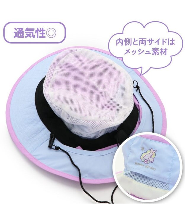 Mother garden マザーガーデン  ユニコーン アウトドアハット キッズ 紫