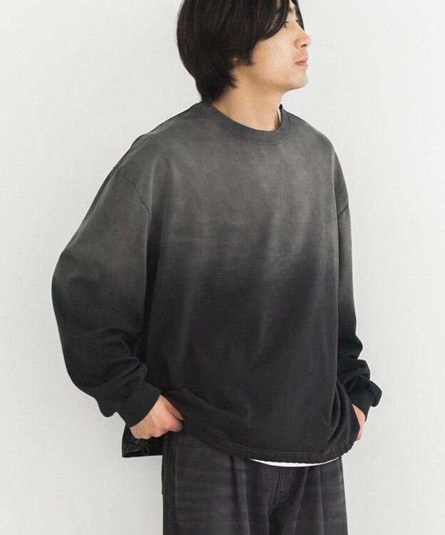 CRAFT STANDARD BOUTIQUE ヘビーウェイトグラデーションロンT Black