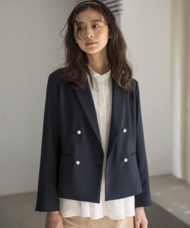 組曲 オシャクロス ジャケット ネイビー系