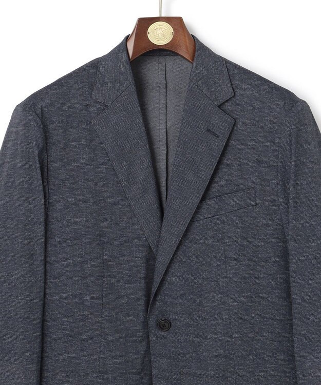 J.PRESS MEN 新色【MECHANICAL】【超軽量 / 清涼感 / 洗える】 ハイパワーストレッチ リネンルックジャケット_26年モデル ネイビー系8