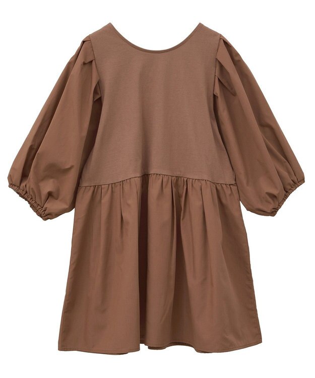 Green Parks ・ＥＬＥＮＣＡＲＥ　ＤＵＥ　２ｗａｙボリュームチュニック Brown