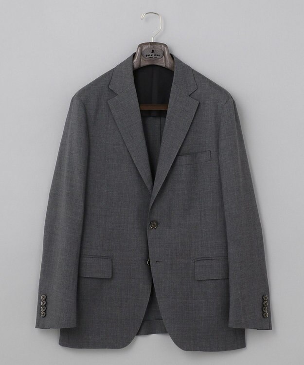 GOTAIRIKU 【AIRY MOVE / セットアップ対応】ウォッシャブルウールトロピカル セットアップジャケット ライトグレー系