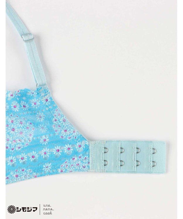 une nana cool MADE WITH シモジマ 特別な日以外の364日つけたくなるブラ 364ブラ レース サックスブルー