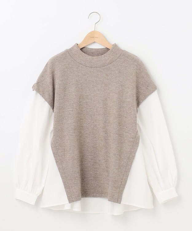 SHARE PARK LADIES ドッキングプルオーバー モカ