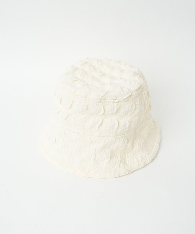 WEGO ポップコーンバケットハット オフホワイト
