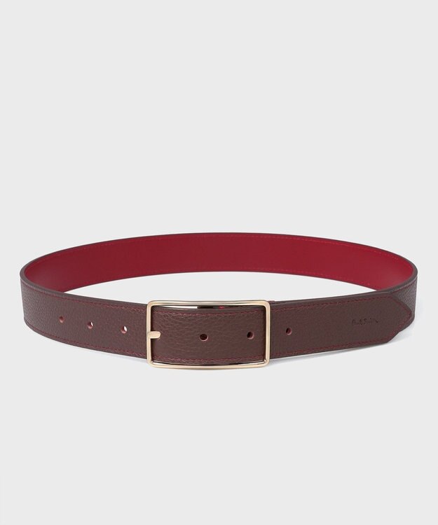 Paul Smith リバーシブル カラーベルト ダークブラウン