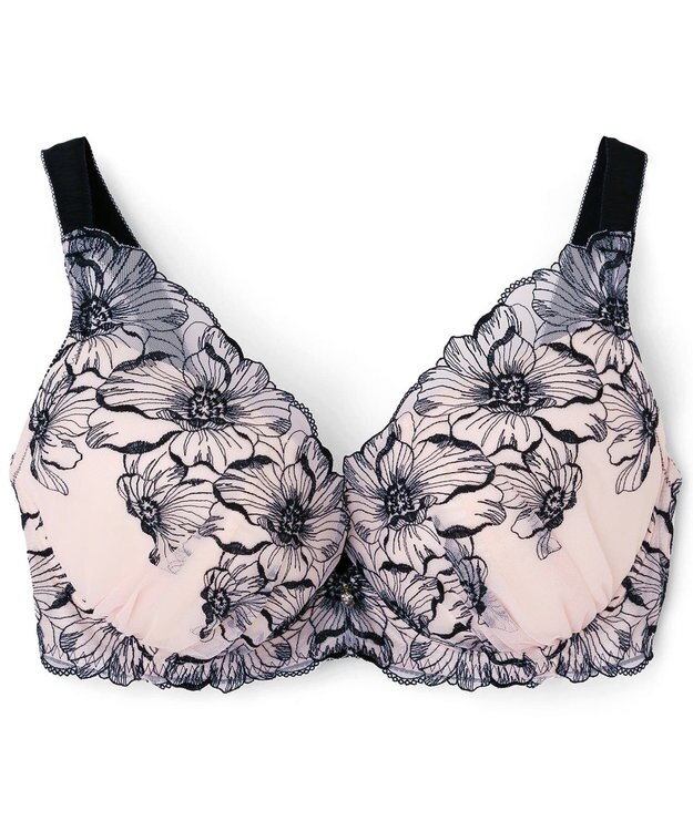 San-ai Resort（三愛水着楽園） エレガントコレクション【2409】単品ブラHIカップ 【northerly】 ブラック