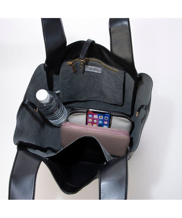 UNBILLION カシュカシュ cachecache / 軽量ビッグトートバッグ ブラック