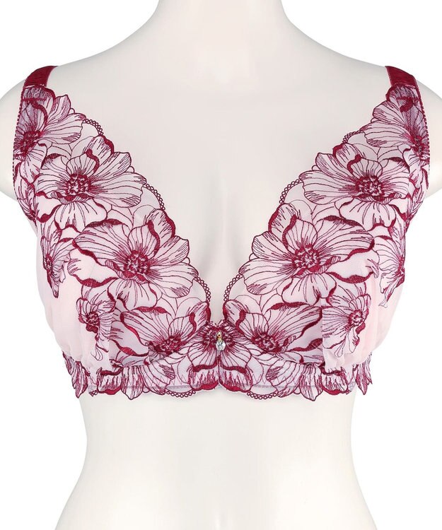 San-ai Resort（三愛水着楽園） エレガントコレクション【2409】単品ブラHIカップ 【northerly】 ボルドー