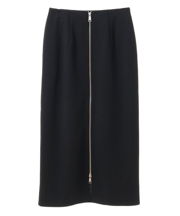 earth music&ecology Ｚｉｐスカート Black