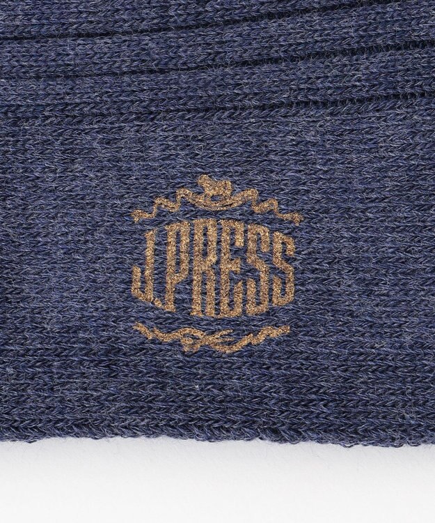 J.PRESS MEN 【カジュアル】リブソックス ネイビー系
