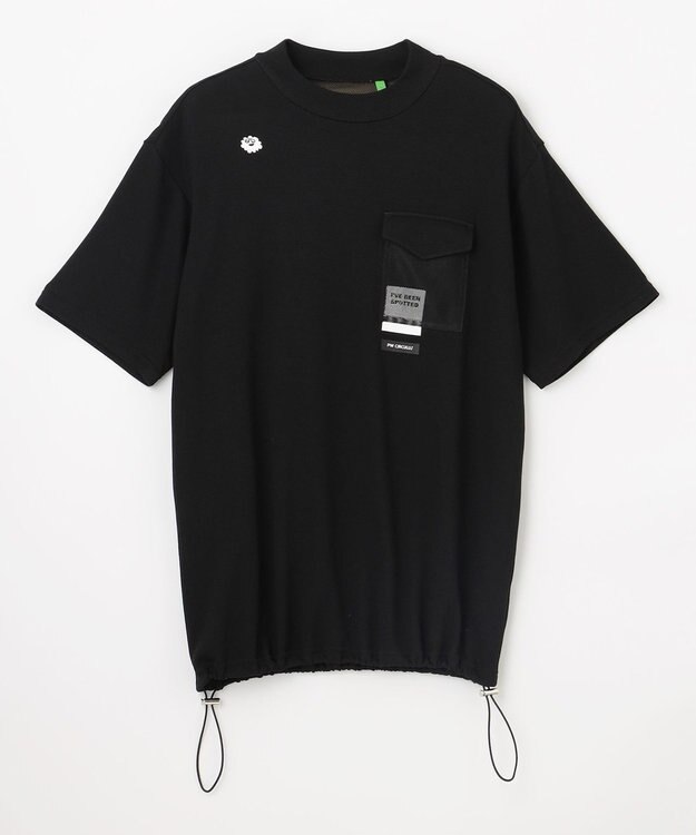 PW CIRCULUS 【MEN】DRY COOL MOVE モックネックT ゴルフ ブラック系
